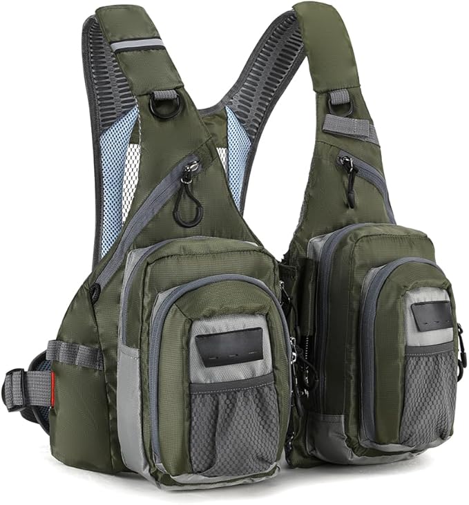 Fishing vest Fly fishing Luya Stream Fishing multi-pocket sizes are adjustable for both men and women
