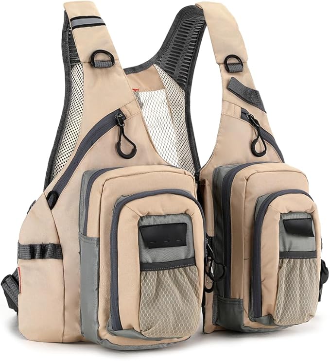 Fishing vest Fly fishing Luya Stream Fishing multi-pocket sizes are adjustable for both men and women