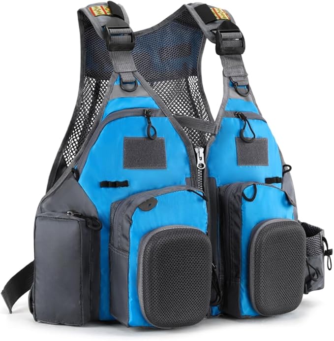 Adult fishing vest, adjustable size, suitable for both men and women
