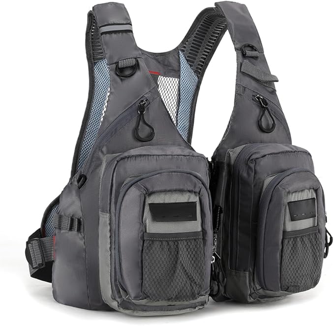 Fishing vest Fly fishing Luya Stream Fishing multi-pocket sizes are adjustable for both men and women
