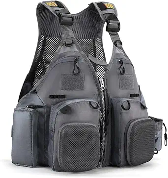 Adult fishing vest, adjustable size, suitable for both men and women