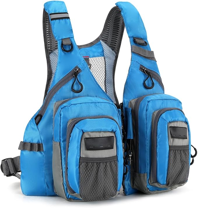 Fishing vest Fly fishing Luya Stream Fishing multi-pocket sizes are adjustable for both men and women