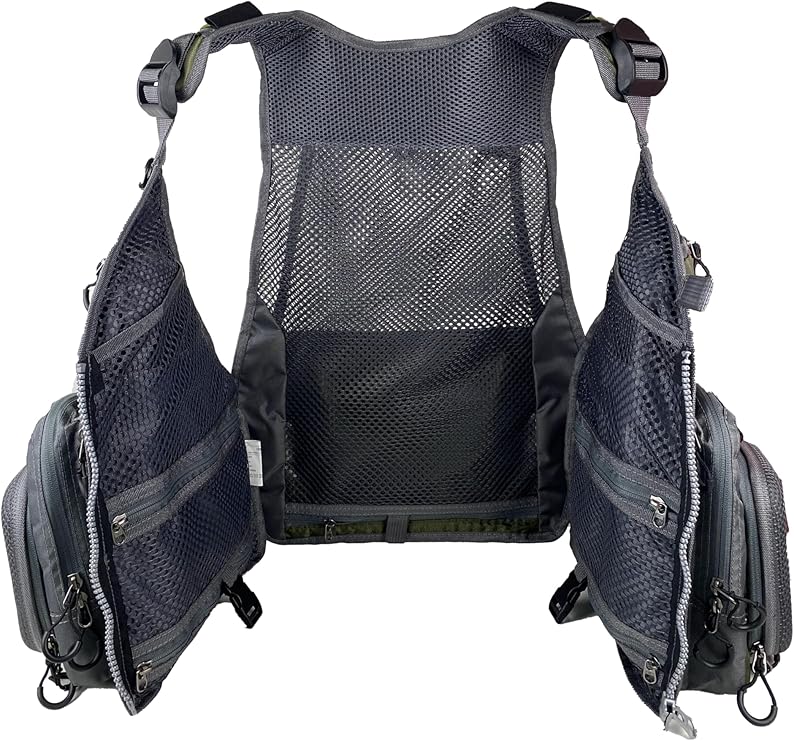 Adult fishing vest, adjustable size, suitable for both men and women