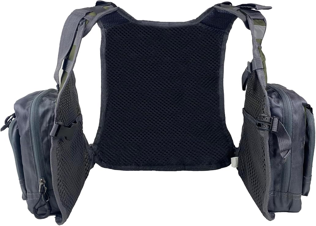 Fishing Vest for Outdoor Use Suitable for Perch and Trout Stream Fishing, Lightweight Equipment for Men and Women