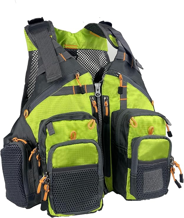 Fishing vest, breathable, multiple adjustable pockets, suitable for both men and women