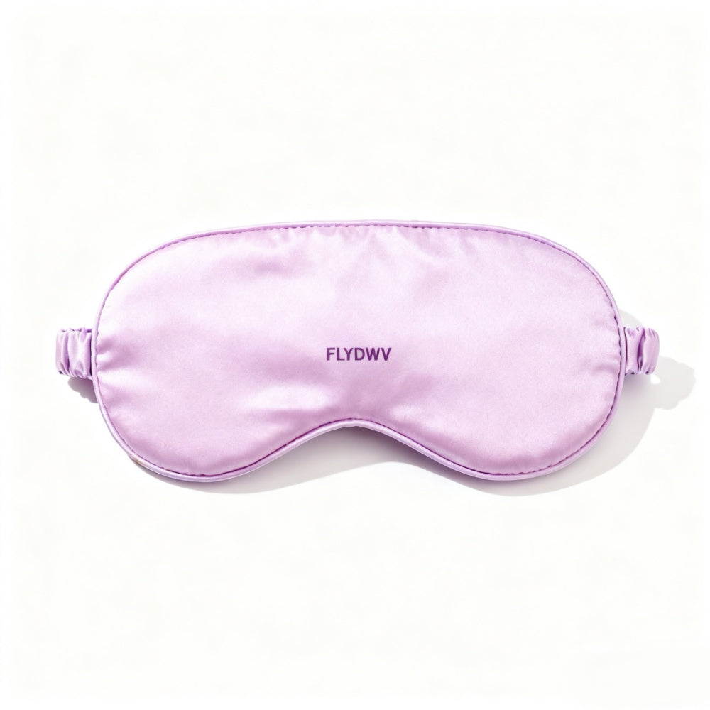 Sleep Mask for Women, Soft Light-Blocking Sleeping Eye Mask with Gentle Elastic Strap, Smooth Comfortable Eye Cover for Travel, Naps, Home & Night Use, Lavender