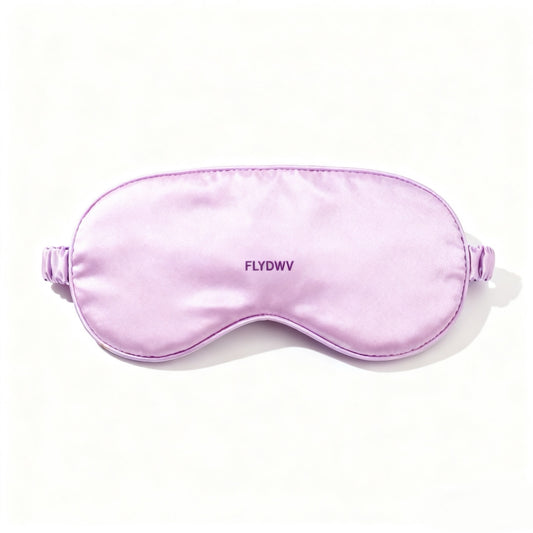 Sleep Mask for Women, Soft Light-Blocking Sleeping Eye Mask with Gentle Elastic Strap, Smooth Comfortable Eye Cover for Travel, Naps, Home & Night Use, Lavender