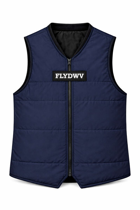 Women's Vest, Lightweight and Warm Sleeveless Jacket, Full-Zip Stand Collar, Side Pockets, Quilted Winter Vest, Suitable for Layering, Black