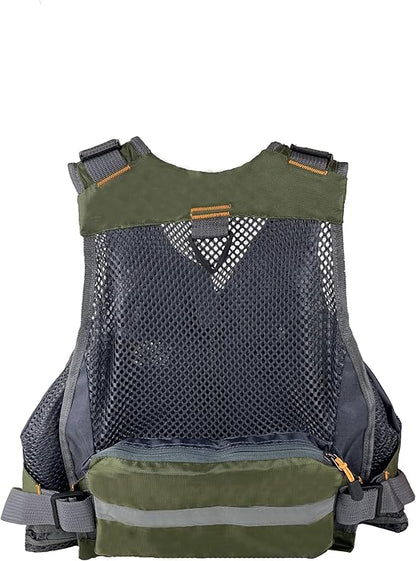 Fishing vest, breathable, multiple adjustable pockets, suitable for both men and women