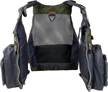 Fishing vest, breathable, multiple adjustable pockets, suitable for both men and women