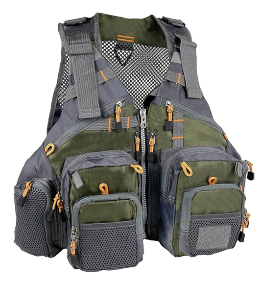 Fishing vest Fly fishing Luya Stream Fishing multi-pocket sizes are adjustable for both men and women